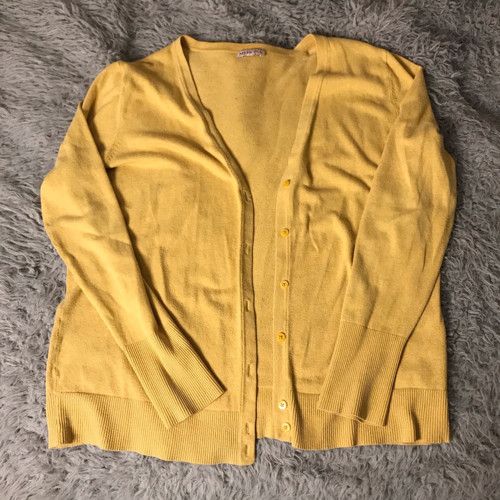 🌻 Merona yellow cardigan